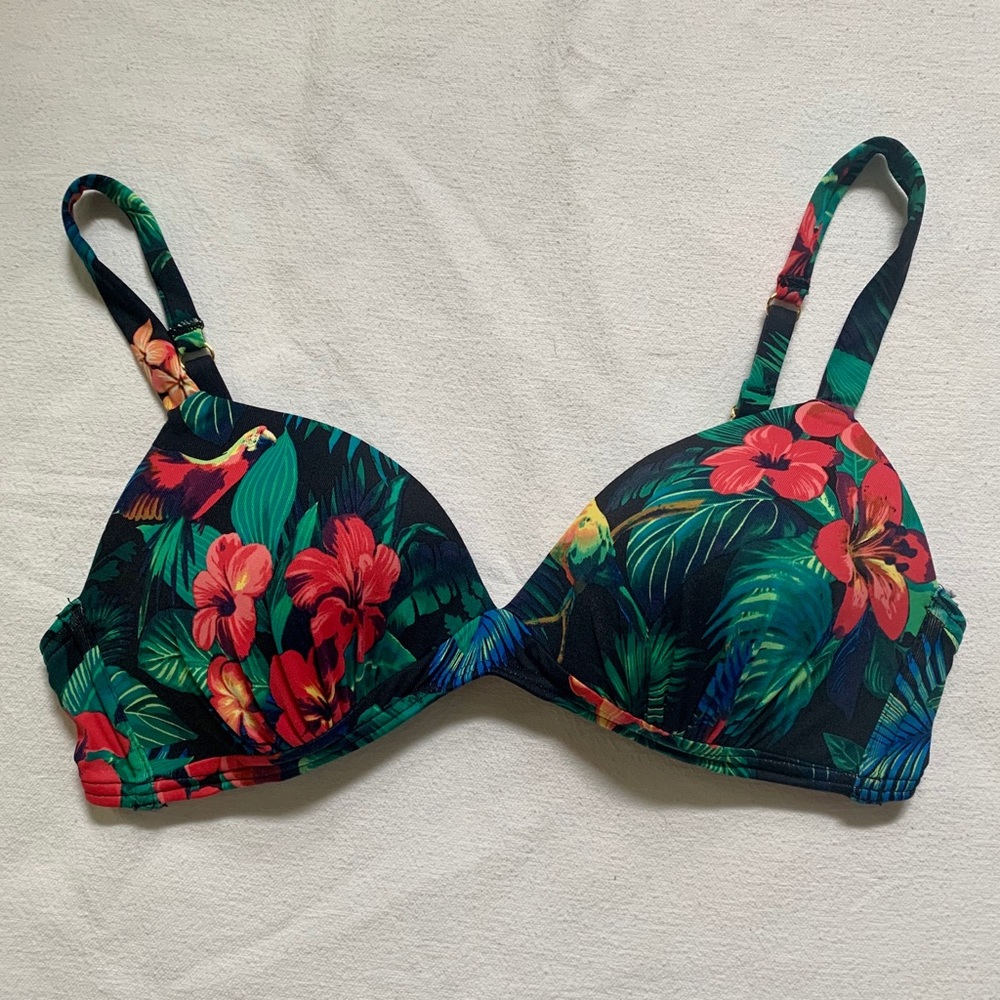 Tommy Bahama SZ S tropical floral bikini top